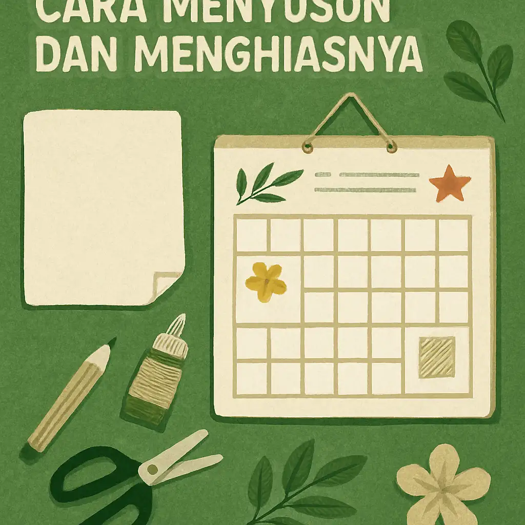 DIY Kalender Dinding: Cara Menyusun dan Menghiasnya