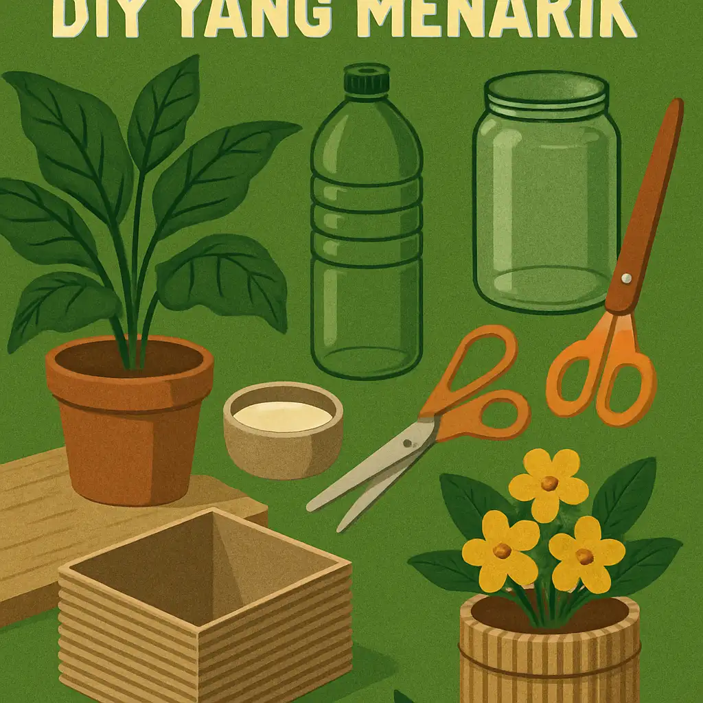 Membuat Hiasan Meja dari Bahan Daur Ulang: DIY yang Menarik