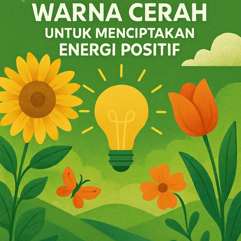 Menggunakan Warna Cerah untuk Menciptakan Energi Positif