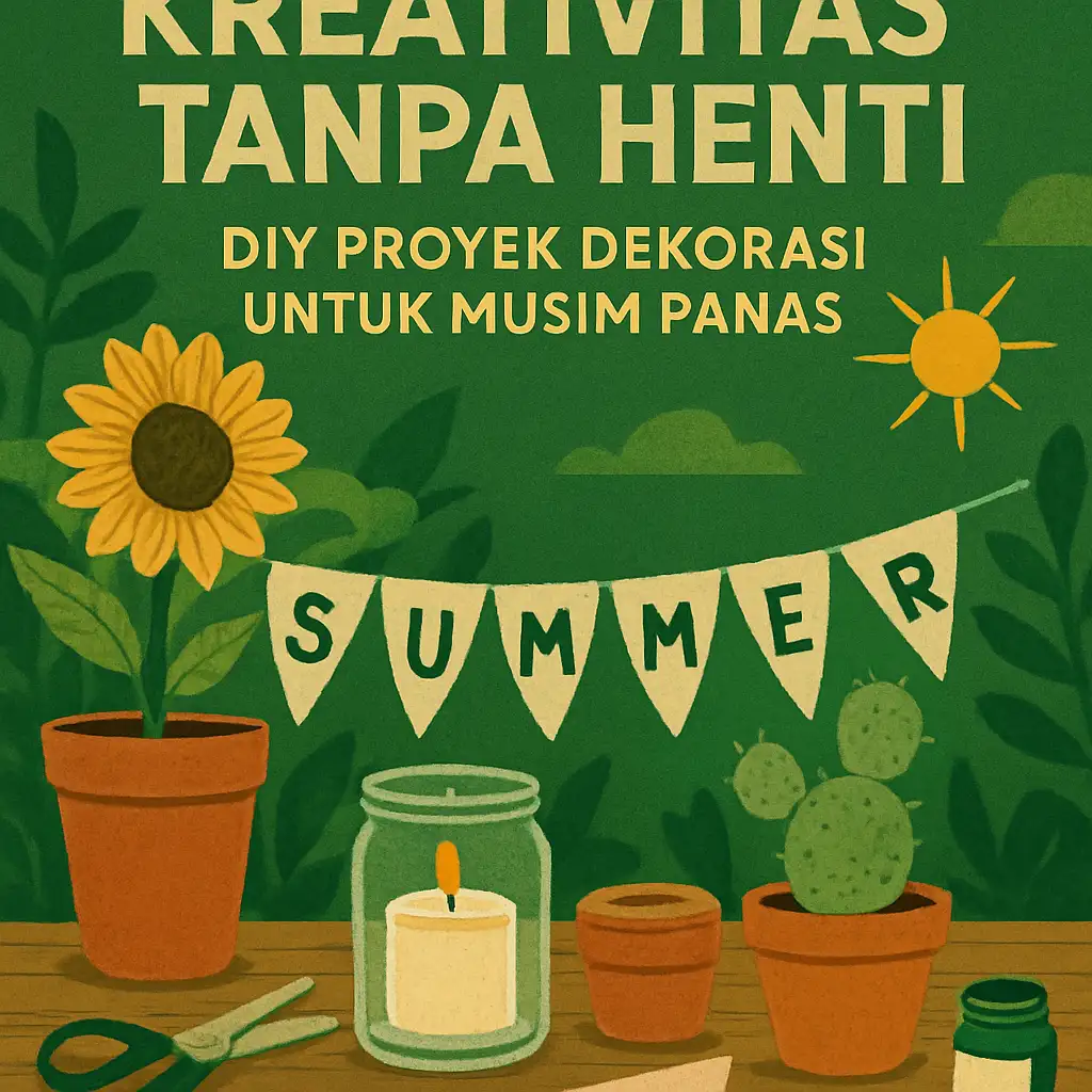 Kreativitas Tanpa Henti: DIY Proyek Dekorasi untuk Musim Panas