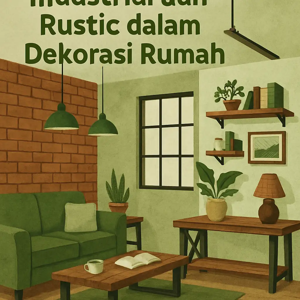 Kombinasi Gaya Industrial dan Rustic dalam Dekorasi Rumah
